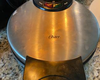 Oster Stainless Steel Belgian Waffle Maker