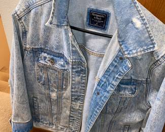 Abercrombie & Fitch Denim Jacket - Size Medium
