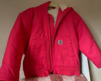 Children's Pink Carharrt Coat
