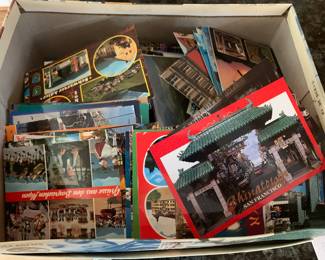 postcards from across the United States and Europe