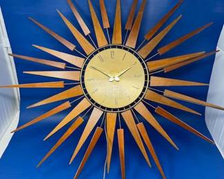 Seth Thomas sunburst clock