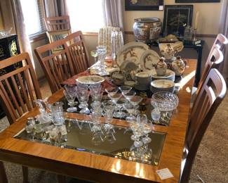 Great 9 pc din rm set w 3 leaves