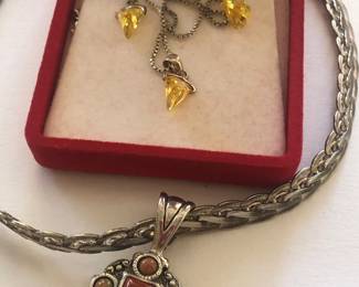 Sterling and 14k jewelry