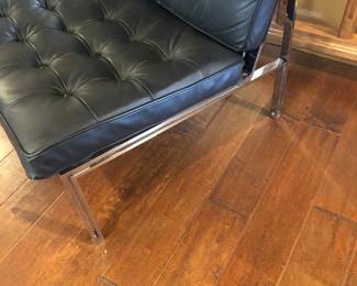 Close up leather chair