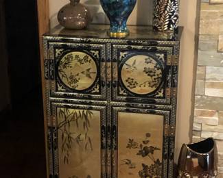 Great Oriental small two door cabinet