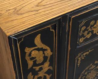 Close up of oriental cabinet