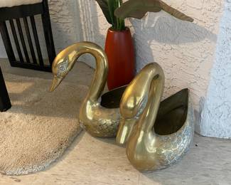 brass ducks