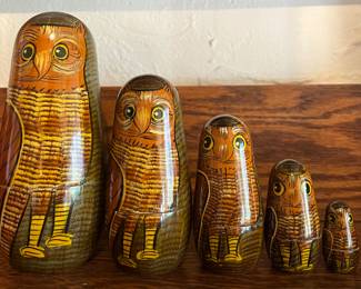 Owl Nesting Dolls