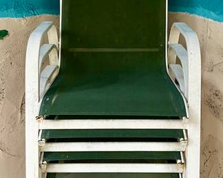 (4) Stacking Armchairs