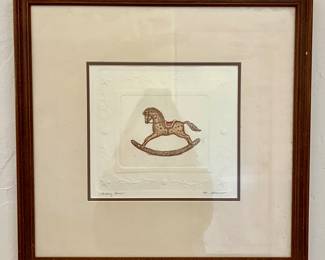 "Rocking Horse" A/P, Signed Olson