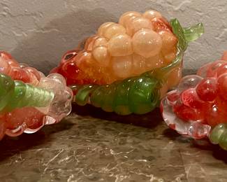 Art Glass Grapes