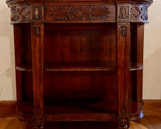 Domain Furniture Bookcase with Marble Top