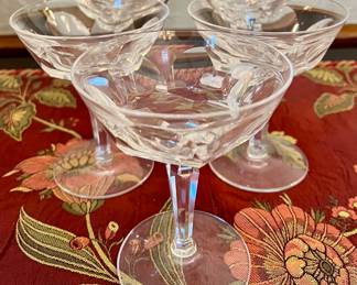 (5) Waterford Champagne Coupes