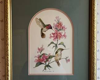 "Hummingbird" Print, Signed