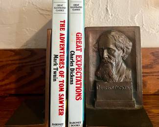 Charles Dickens Bookends
