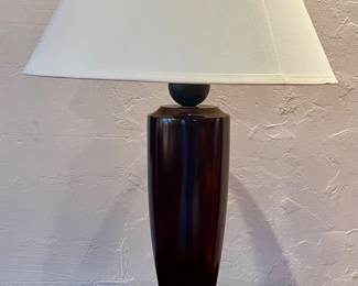 Turned Wood Lamp
