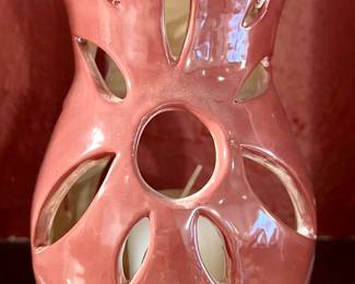 Signed Art Pottery Lantern