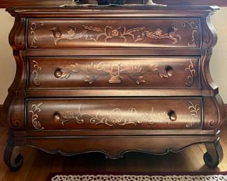 Stenciled Bombay Chest