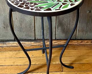 Mosaic Butterfly Side Table