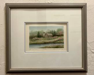 "Spring Pond" 47/750, Signed