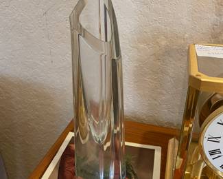 Baccarat mid century design vase