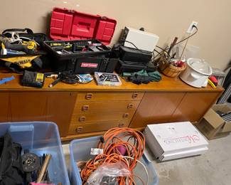 Vintage mid century long sideboard 