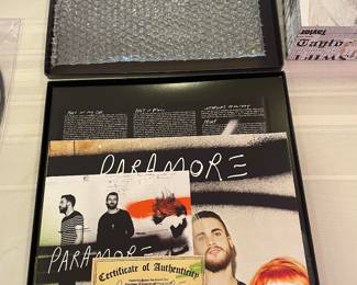 Numbered limited edition Paramore box set