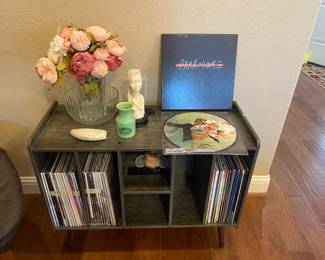 Record cabinet with Taylor Swift Albums