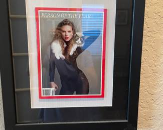 Taylor Swift framed Magazine cover