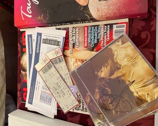 Concert memorabilia 
