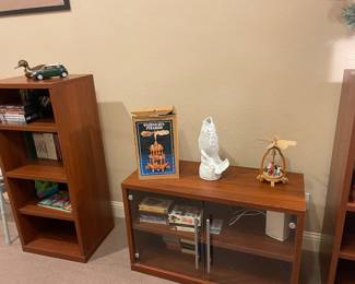 Tv stand and dvd holders