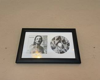 Framed cds and covers