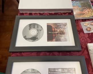 Signed CD covers and CD by Taylor Swift