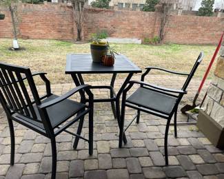 Iron 3 pc bar height patio