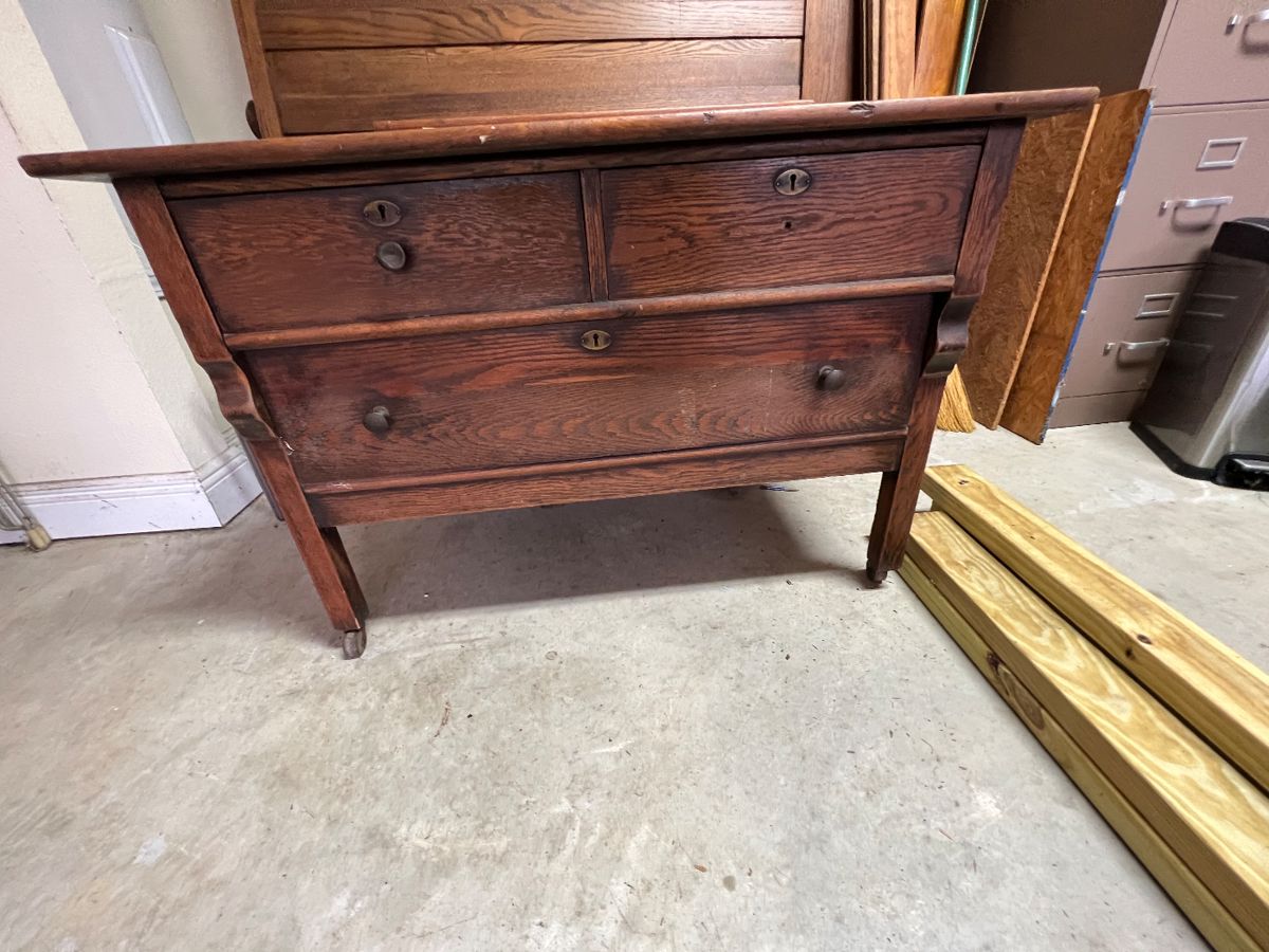 Antique Oak dresser part of set 
