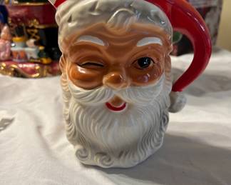Antique made in Japan Santa Pitcher