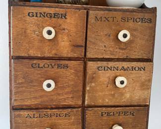 Antique spice box 