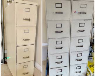 $15.00 Each - Vintage Filing Cabinets.  Heavy Duty