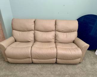 $575.00 - LaZBoy Leather Reclining Sofa.  This is so comfy 