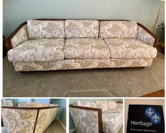 Heritage Sofa by Drexel - Original Upholstery.  This is so comfortable  and in great shape.  Such beautiful lines.