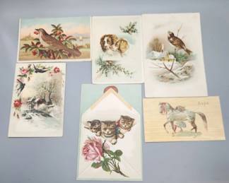 21 Vintage Advertising Cards