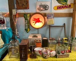 Pegasus lighted sign