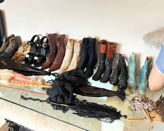 Mostly Victorian shoes and boots