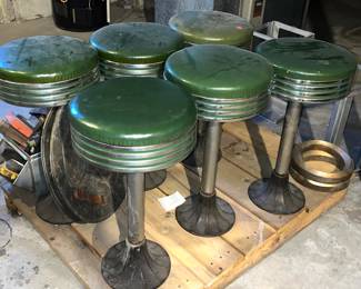 6 diner stools
