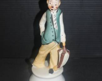 Vintage Bisque Clown