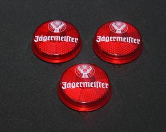 Flashing LED Jagermeister Light Up Orange Pin