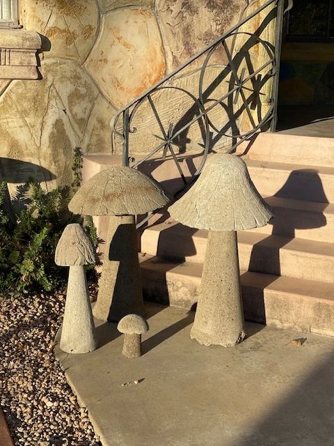 Concrete Faux Bois Mishrooms