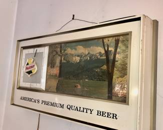 Items Located In The Living Room ~ Vintage Falstaff Beer Light