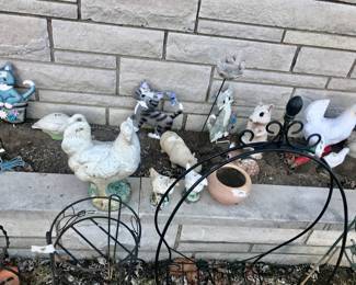 Items Located In And Around The Front Flower Beds