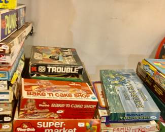 Items Located In The Basement ~  ~ Vintage Toys & Games